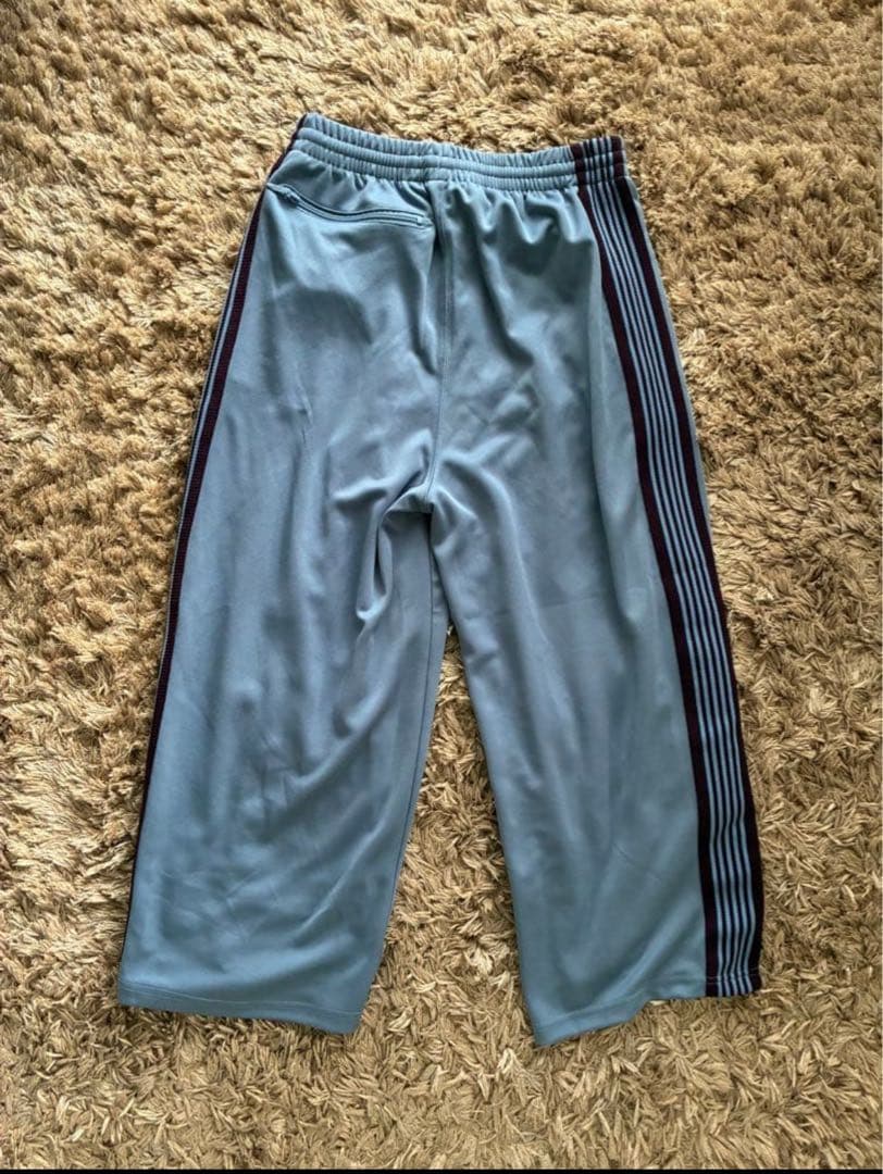 Needles トラックパンツ サックスブルー ヒザデル s