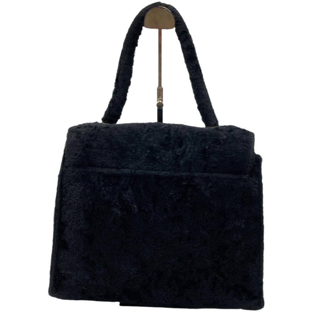 【 希少】　ビーズバッグ　一点物　2wayバッグ　ショルダーバッグ　黒　0317