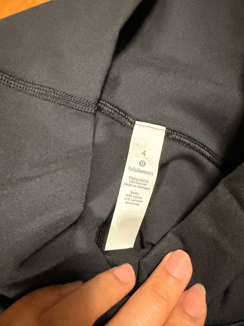 ルルレモン　新品未使用　ヨガレギンス　ハイウエスト ブラック4