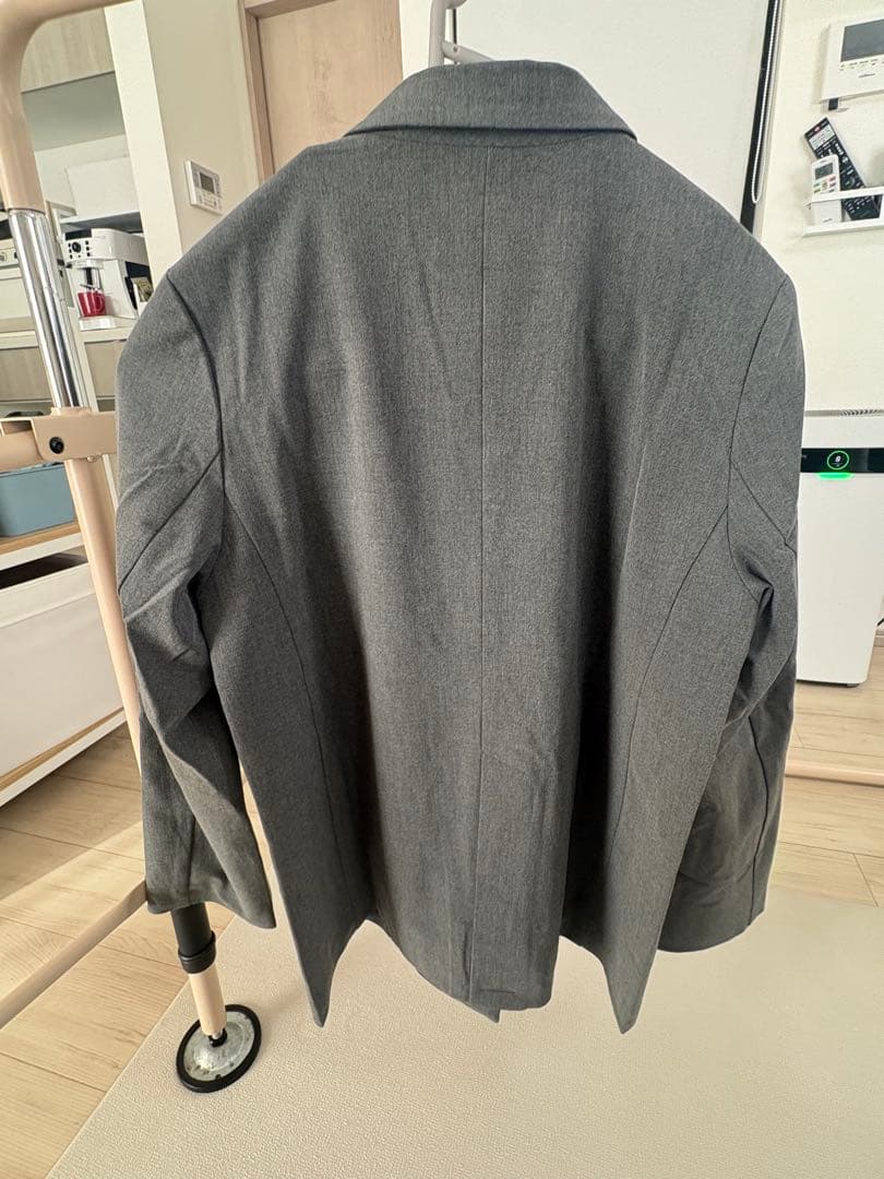 for/c フォーシー はっ水 ダブル テーラードジャケットM グレー