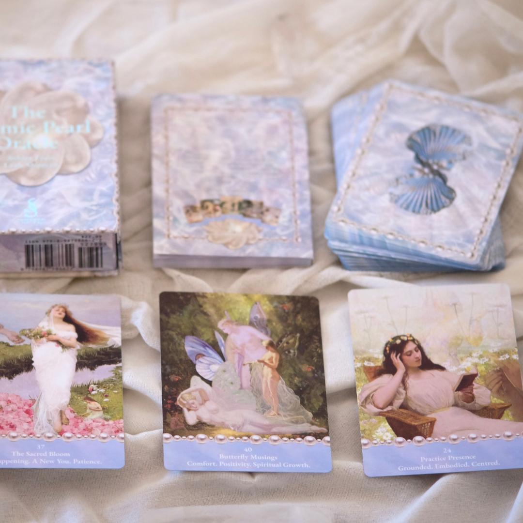 【正規品オラクルカード】美麗アートワーク＆真珠✨女神アフロディーテの祝福のデッキ