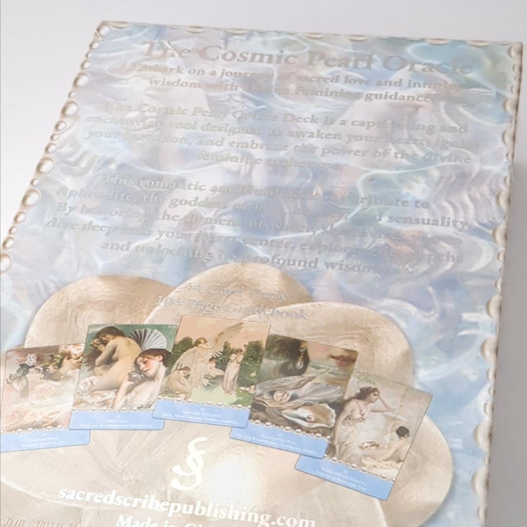【正規品オラクルカード】美麗アートワーク＆真珠✨女神アフロディーテの祝福のデッキ