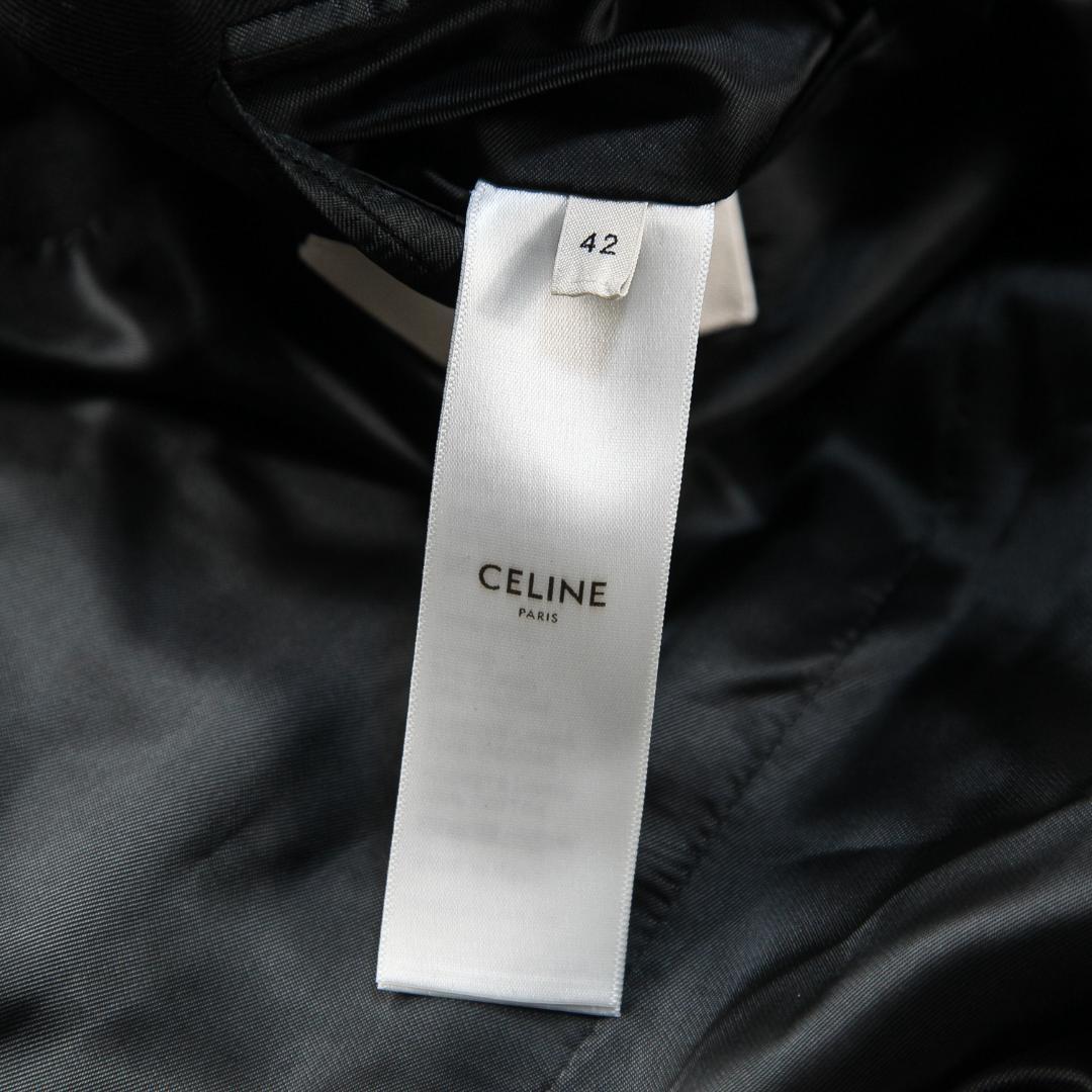 極美品 CELINE 21AW ダブルブレステッドジャケット ウールギャバジン