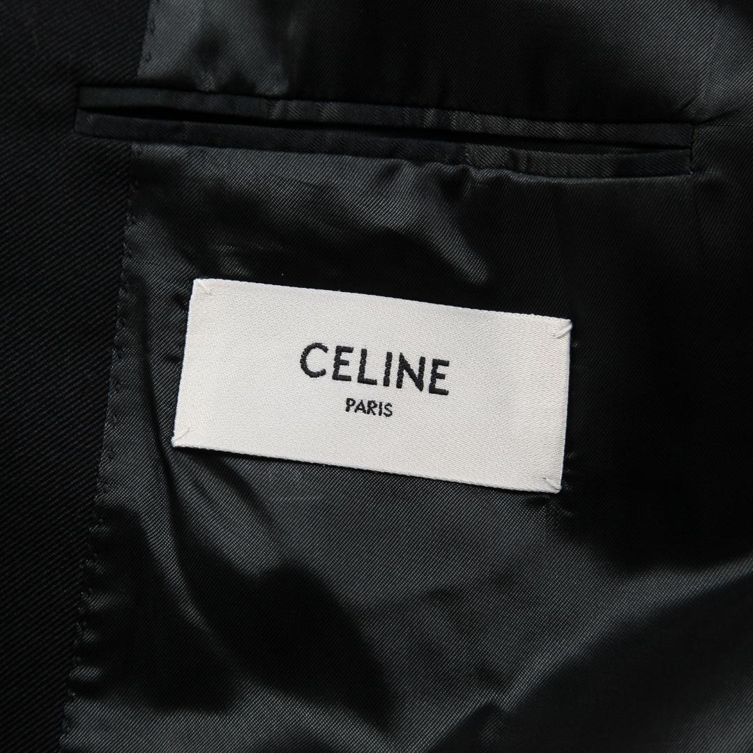 極美品 CELINE 21AW ダブルブレステッドジャケット ウールギャバジン