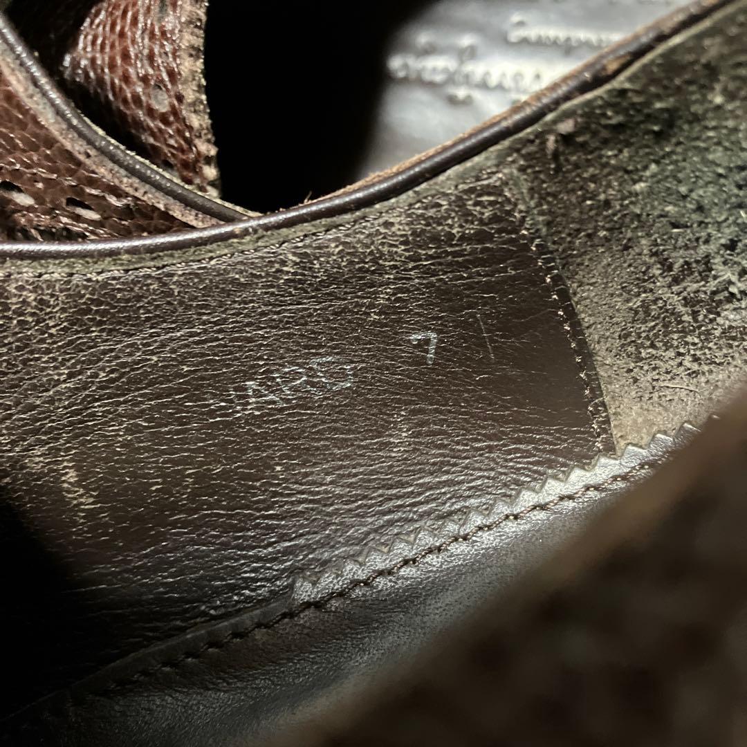 Jalan Sriwijaya ジャランスリワヤ ウイングチップ シボ加工 7