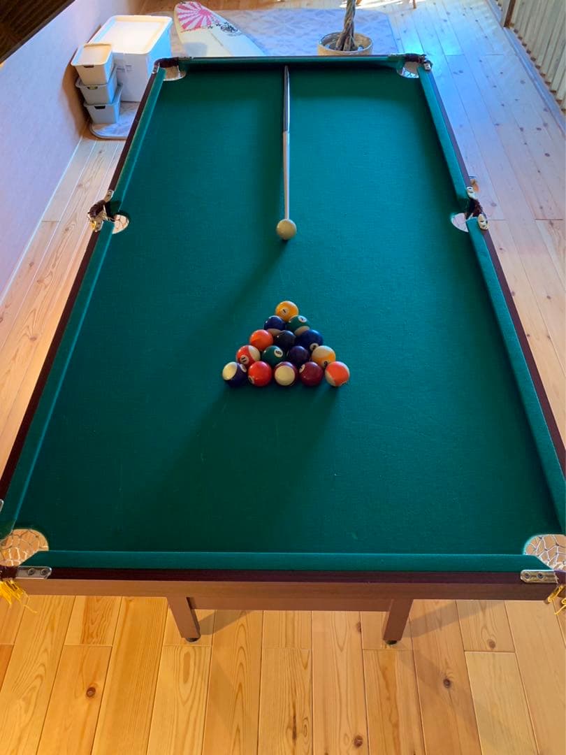 uru_c36  直接取引❗️ビリヤード　ビリヤード台　キュー