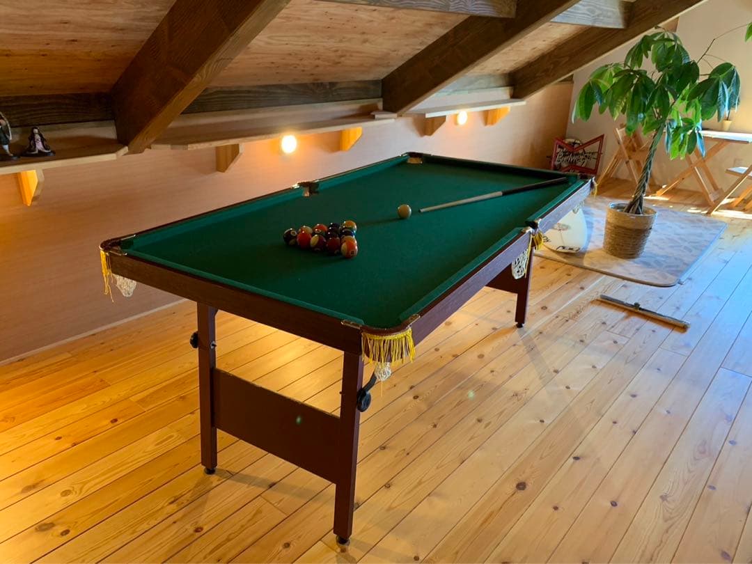 uru_c36  直接取引❗️ビリヤード　ビリヤード台　キュー