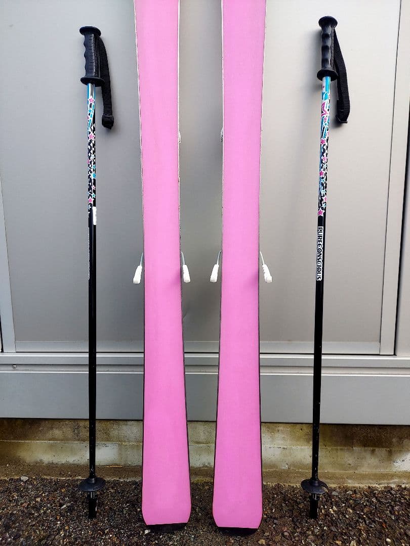 スキー板 130 ストック 90 セット Pure Conscious 女の子