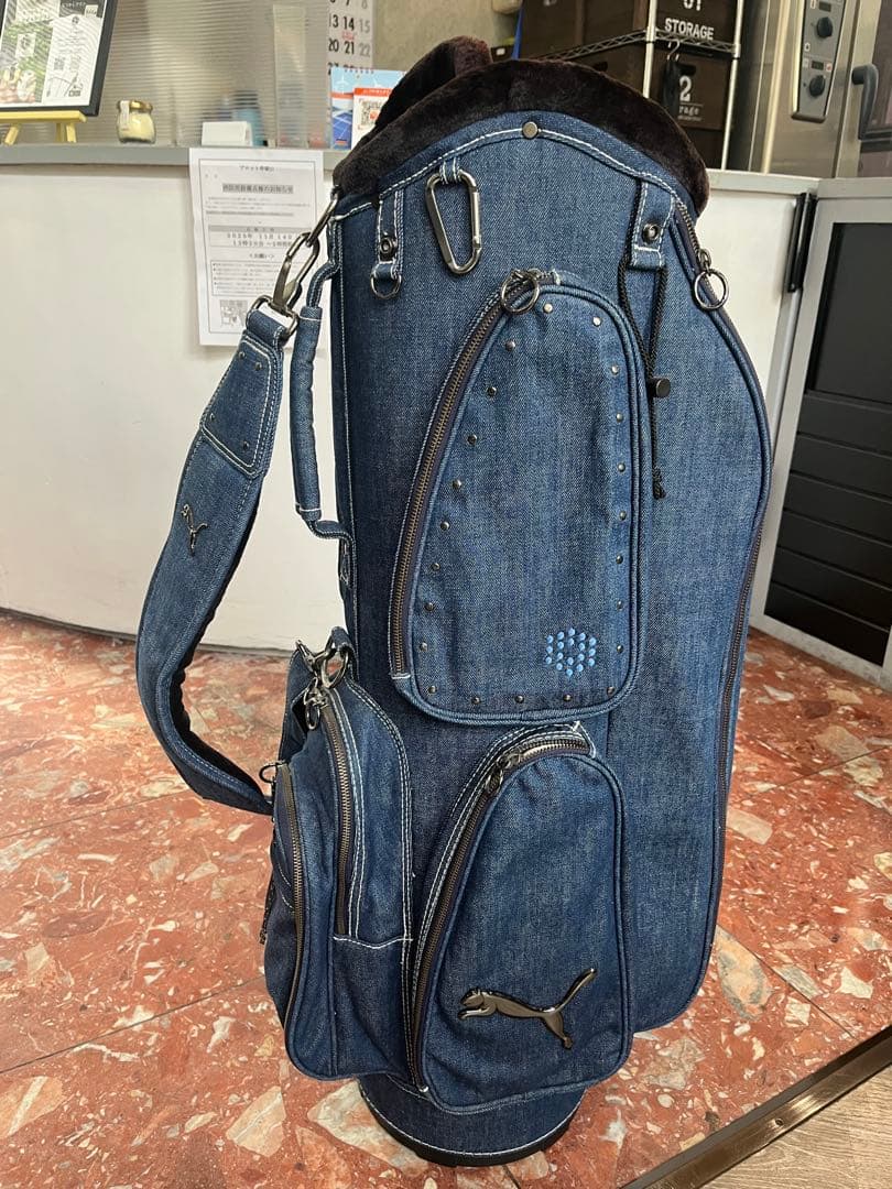 Puma デニムキャディバッグ
