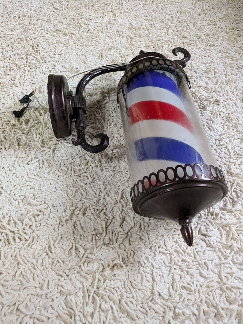 バーバーショップスタイル壁掛けランプ