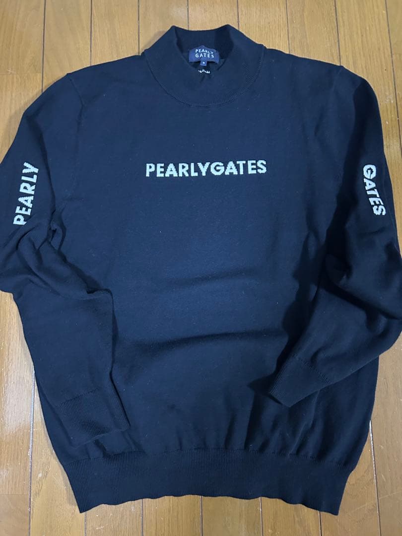 PEARLY GATES ブラック セーター サイズ5