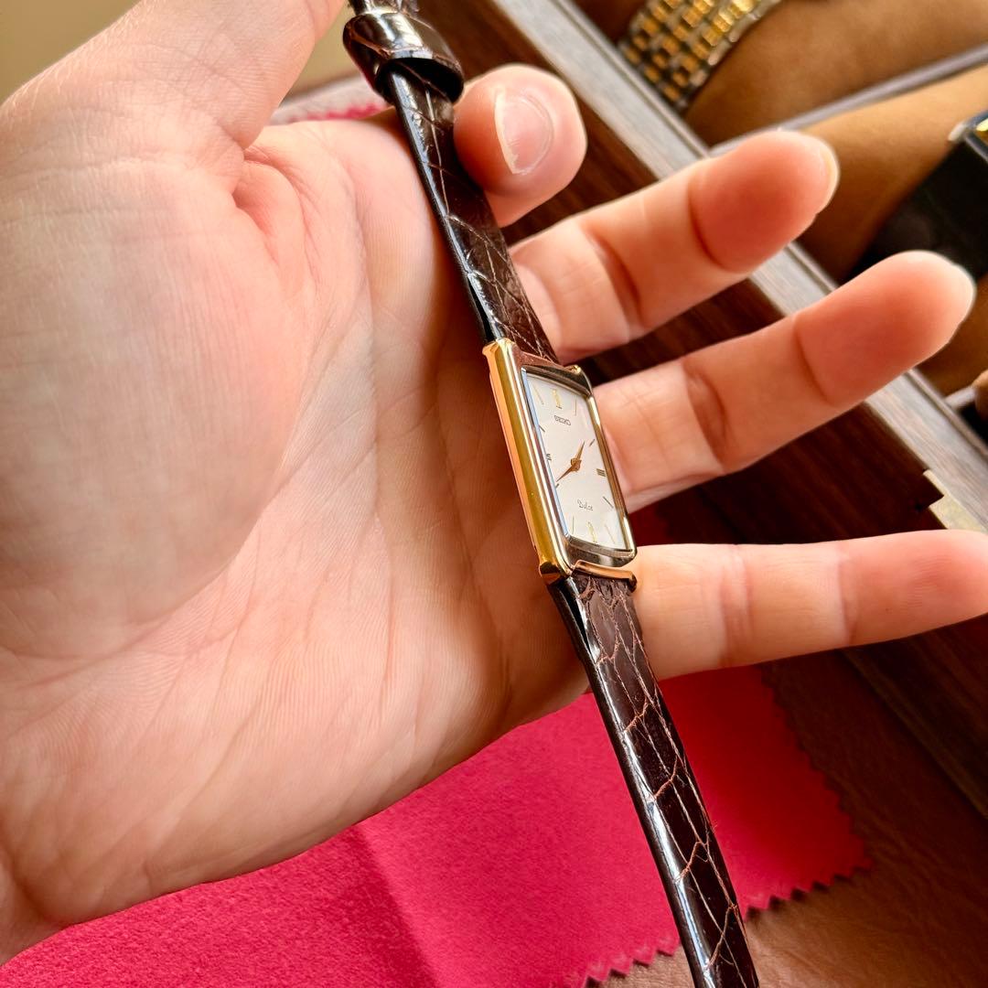 ヴィンテージ SEIKO 9530-5020 白文字盤 ローマ数字 1986年