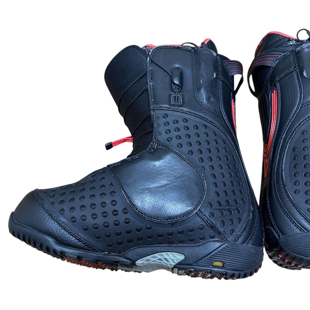 【名作】BURTON ION メンズ 27cm ハイエンドブーツ 赤黒 US9
