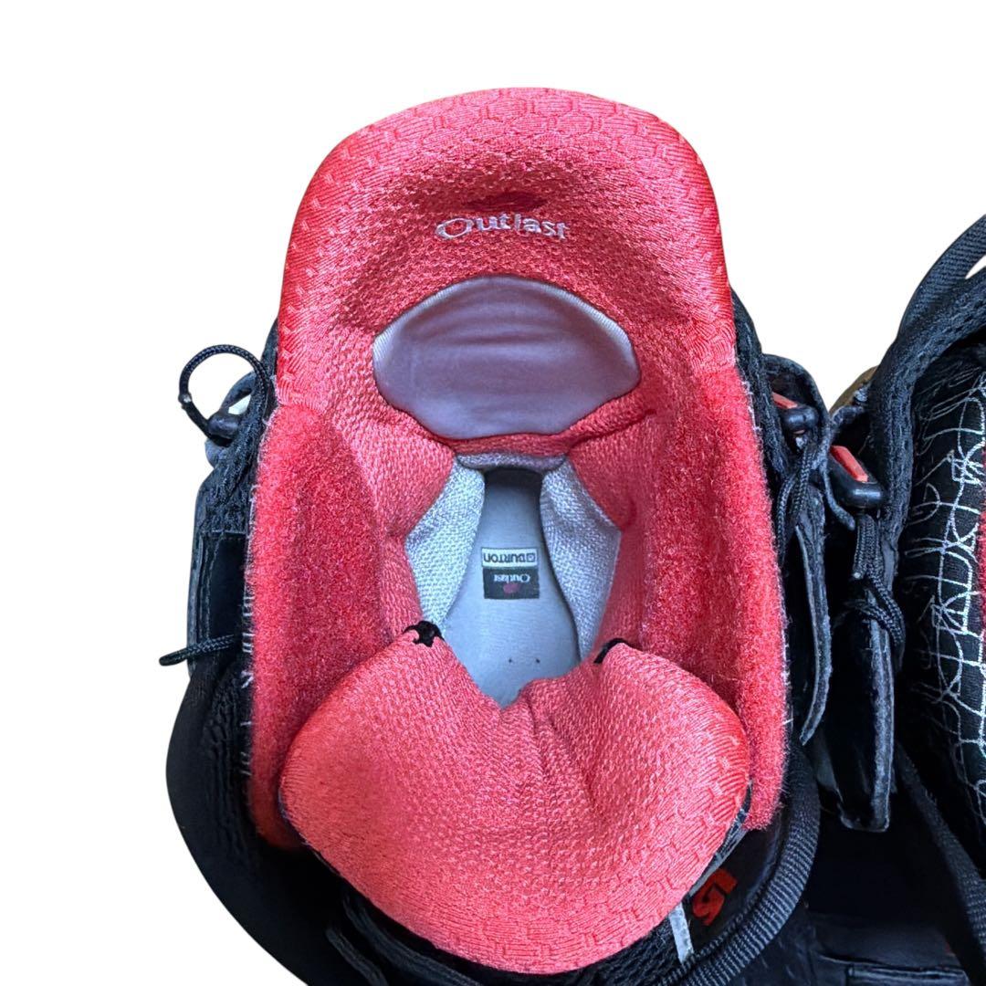 【名作】BURTON ION メンズ 27cm ハイエンドブーツ 赤黒 US9