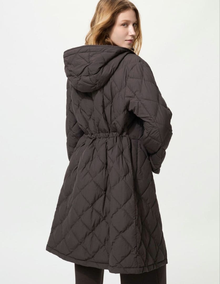 【新品未使用】ユニクロ パフテックロングコート リラックスフィット ブラック М