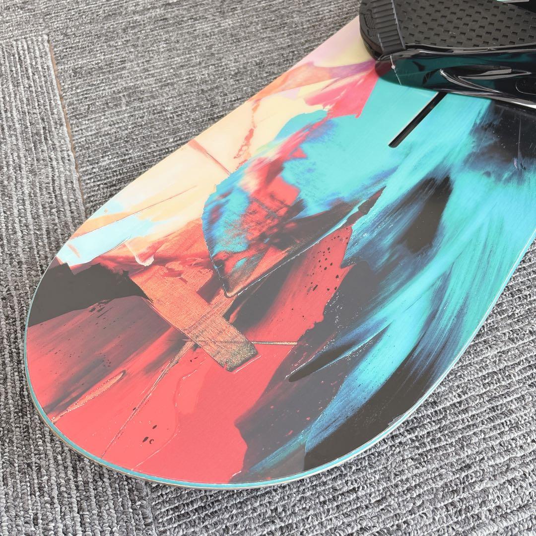 32美品❗️超豪華❗️バートン レディース スノーボードセット★141cm+ビン付