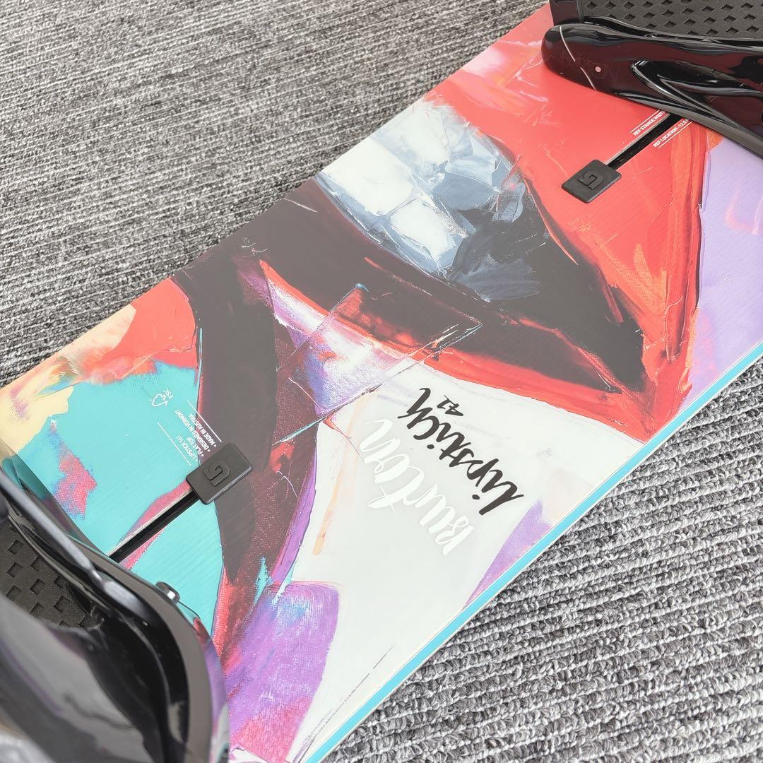 32美品❗️超豪華❗️バートン レディース スノーボードセット★141cm+ビン付