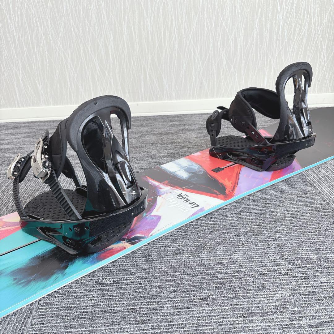32美品❗️超豪華❗️バートン レディース スノーボードセット★141cm+ビン付