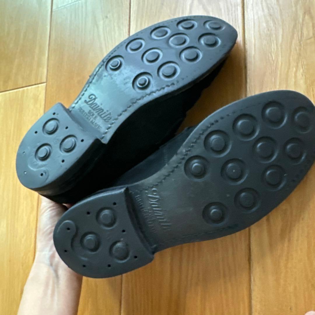 ローファー　Berwick 1707 黒 スエード ローファー 5