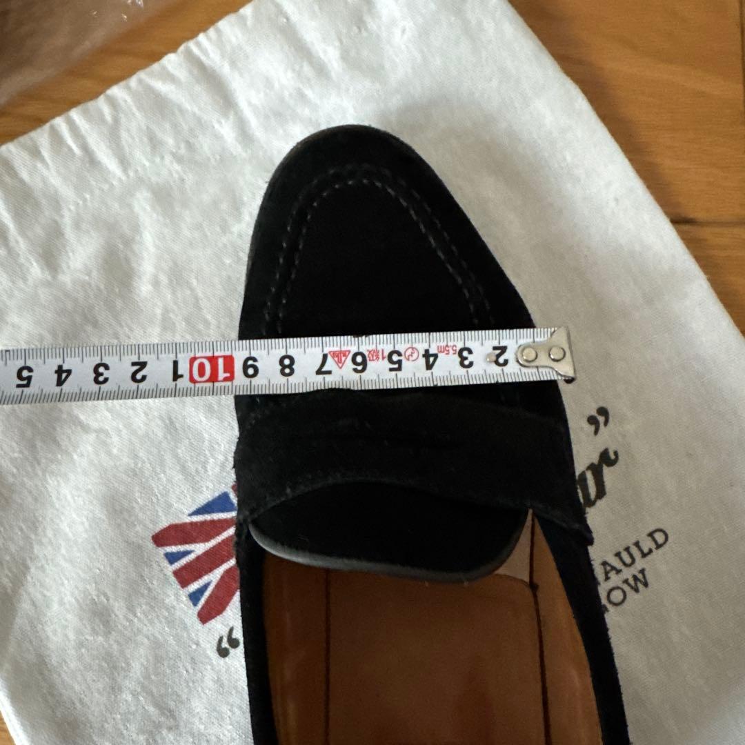 ローファー　Berwick 1707 黒 スエード ローファー 5