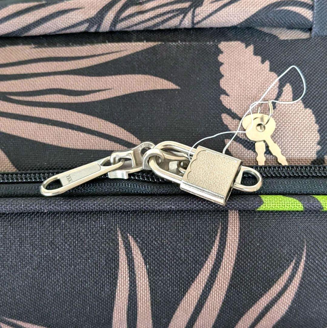 Hula Lehua Hawaii キャリーバッグ フラダンス レフア柄 鍵付き