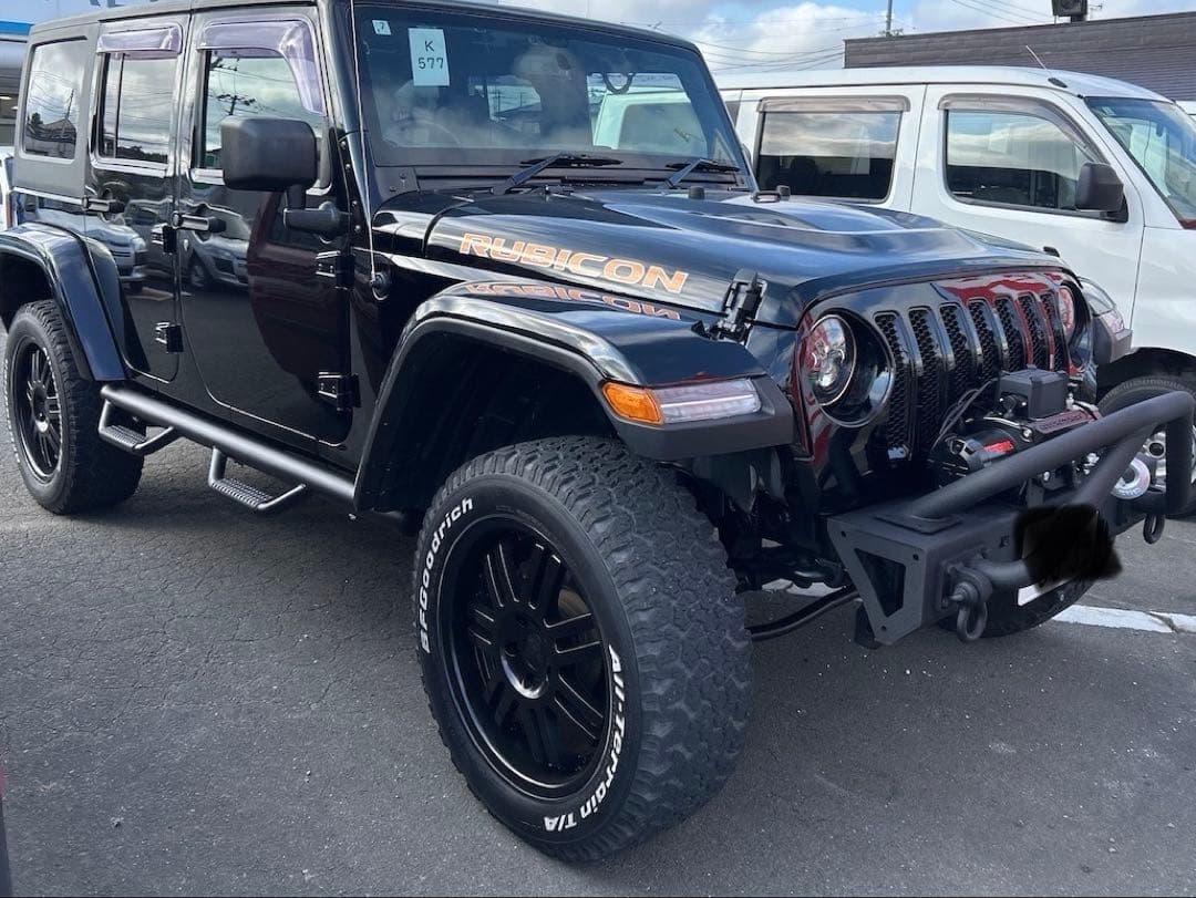 ミルキー鉄男ブラックライノ ホイール 20インチ ジープ ラングラー