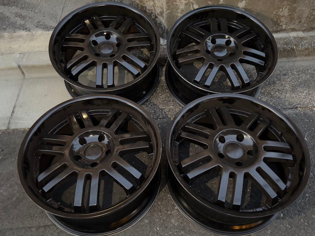 ミルキー鉄男ブラックライノ ホイール 20インチ ジープ ラングラー