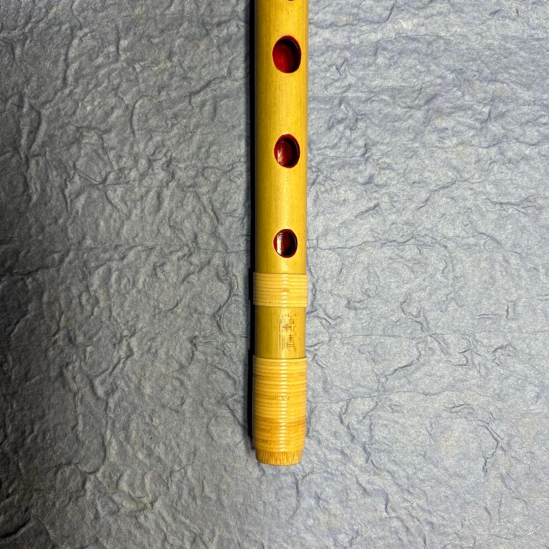 蘭情作カシュー篠笛　唄用八本調子