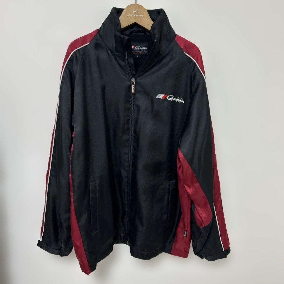 がまかつ ウォームスーツ 上下セット GM-3145 L ブラック×レッド