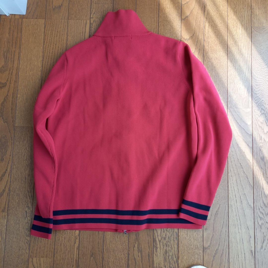 新品☆marie claireSPORT レディース ジップアップセーター赤