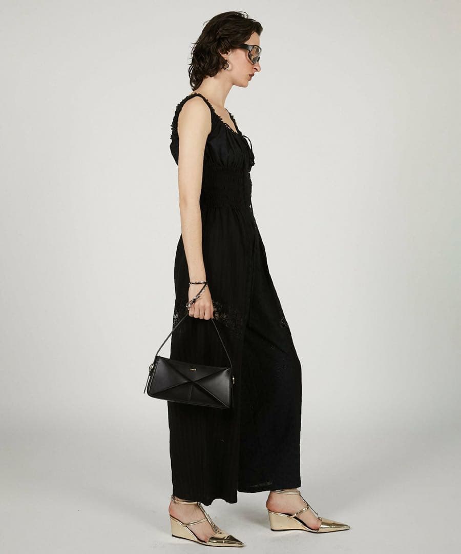 【未使用】PRANK PROJECT 完売品　コットンレースジャンプスーツ　38