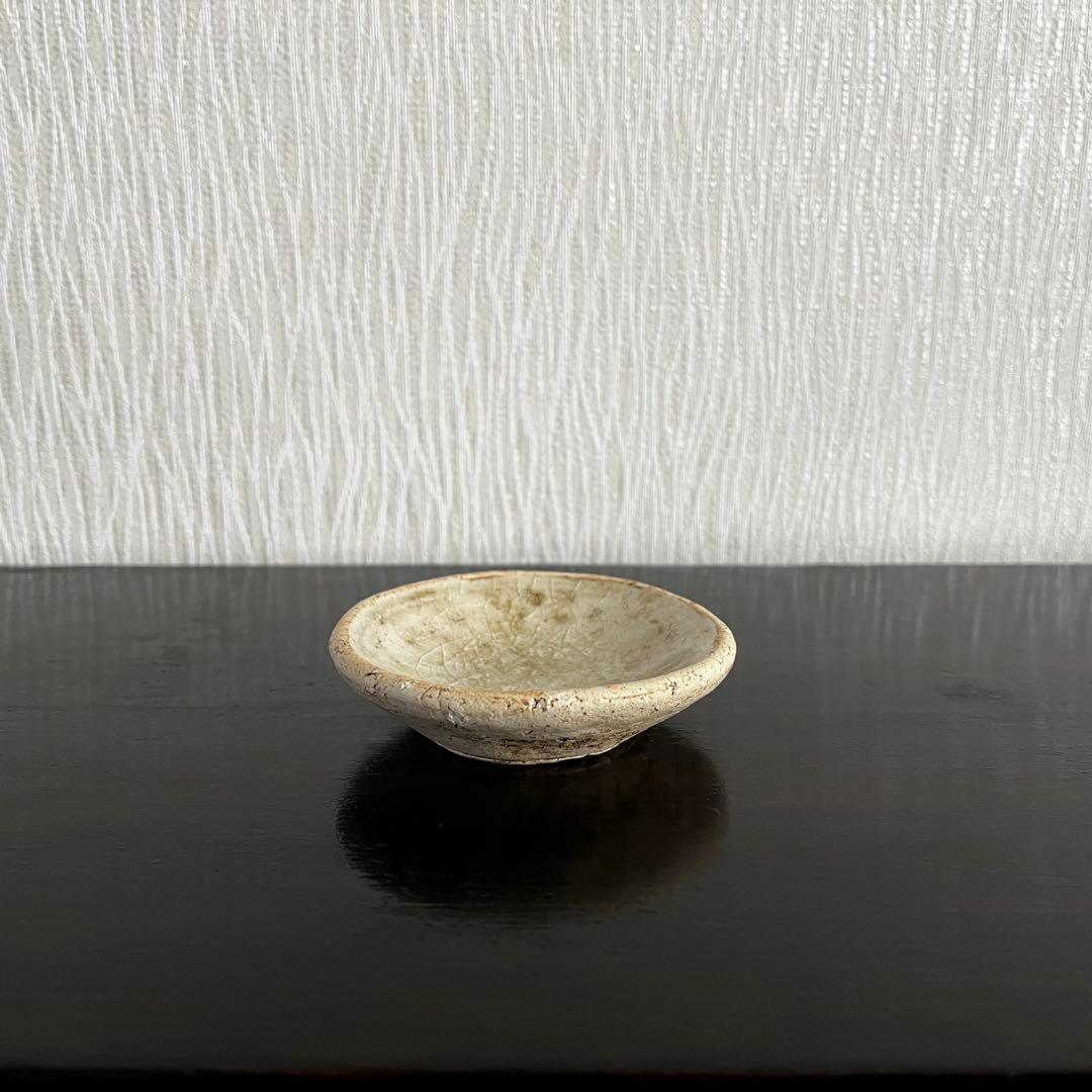 内田京子　加彩豆皿