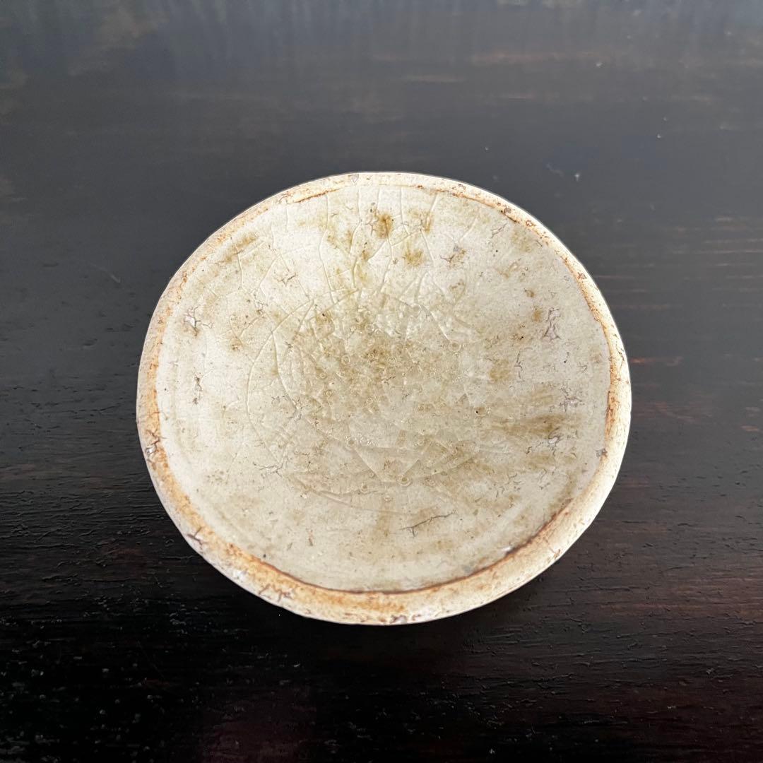 内田京子　加彩豆皿