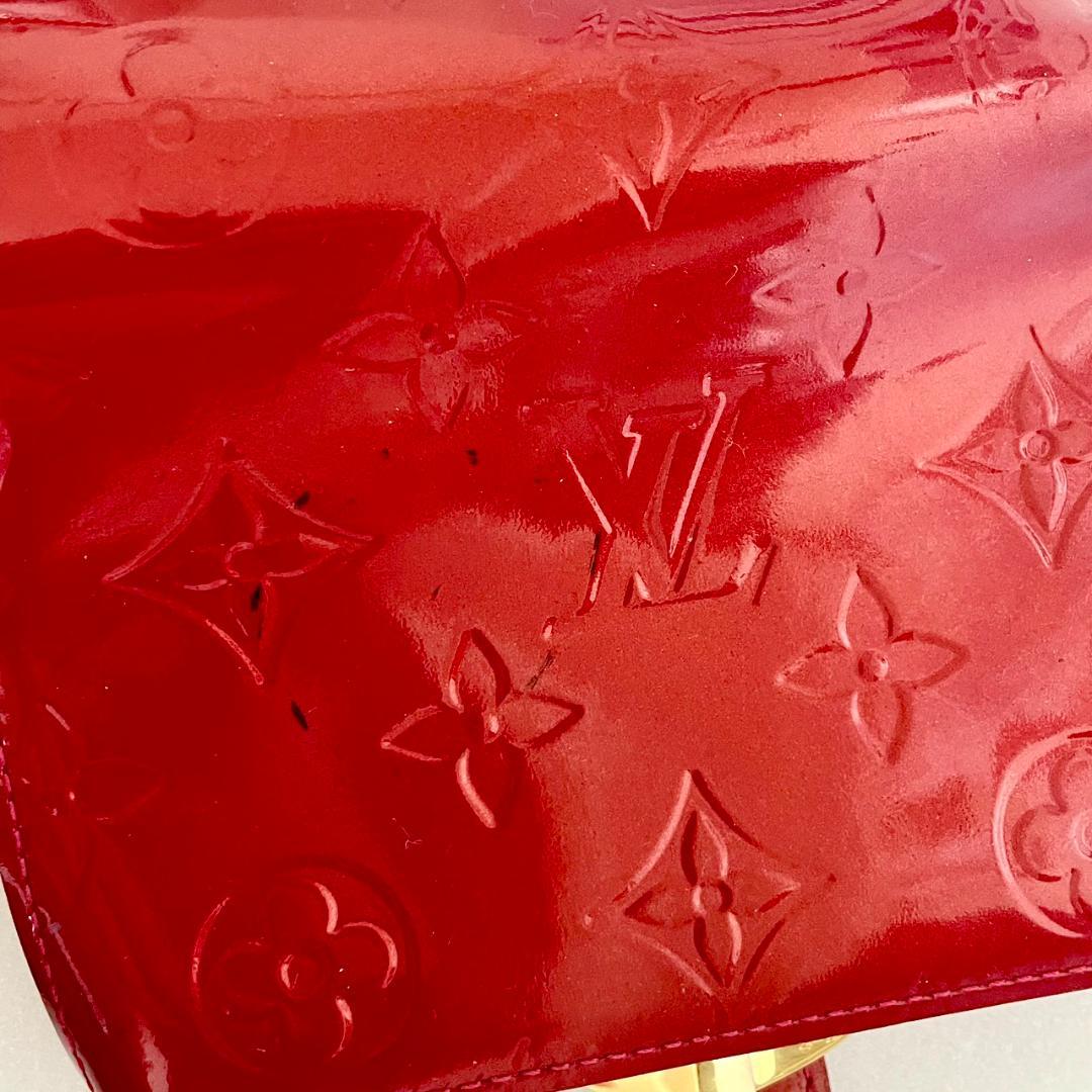 LOUIS VUITTON ヴィトン ヴェルニ ポルトフォイユ ヴィエノワ 赤系