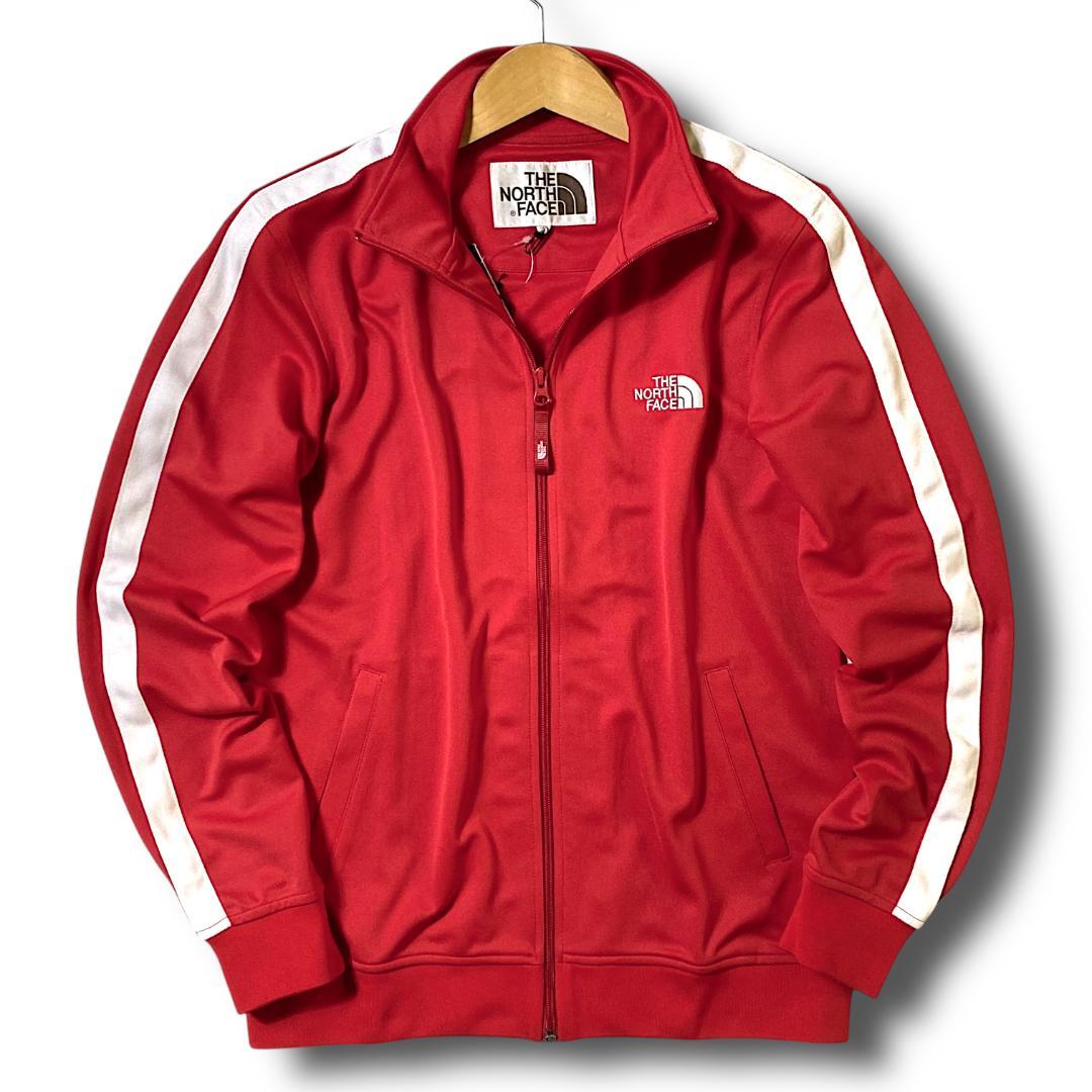 L ノースフェイス サイドライン ジップアップ トラックジャケット ジャージ 赤