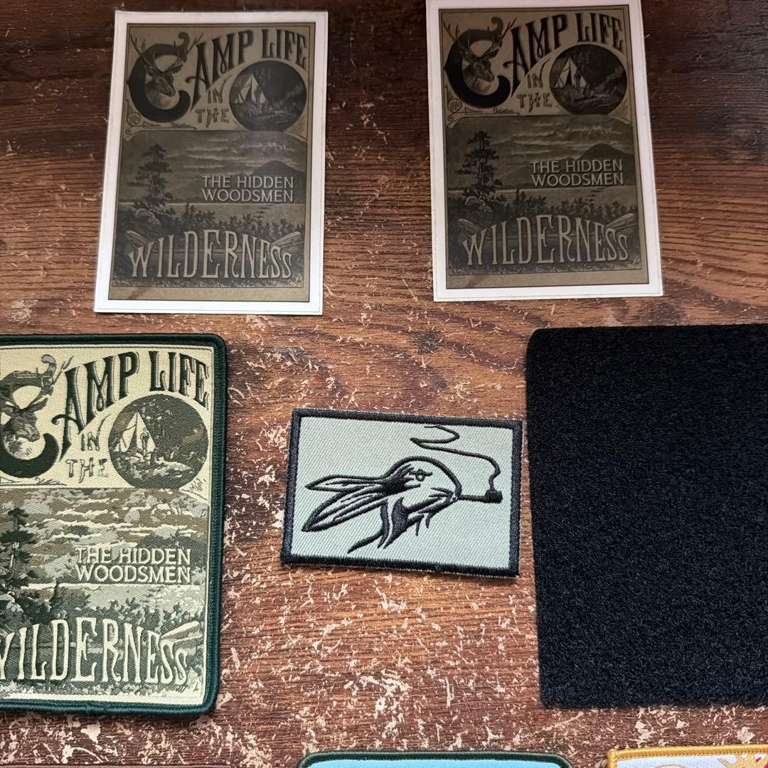 The hidden woodsmen パッチ　シールセット