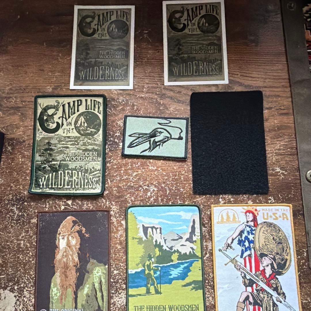The hidden woodsmen パッチ　シールセット