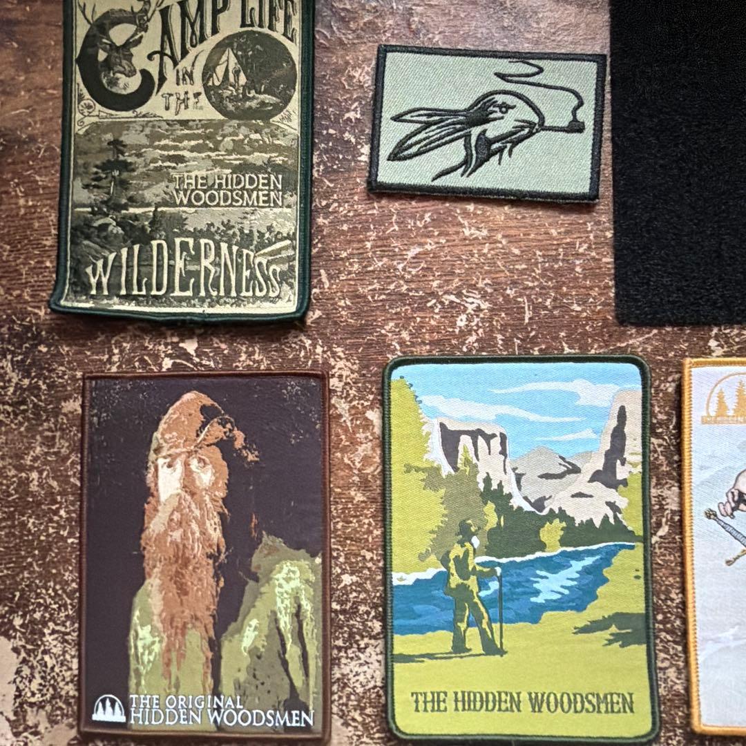 The hidden woodsmen パッチ　シールセット