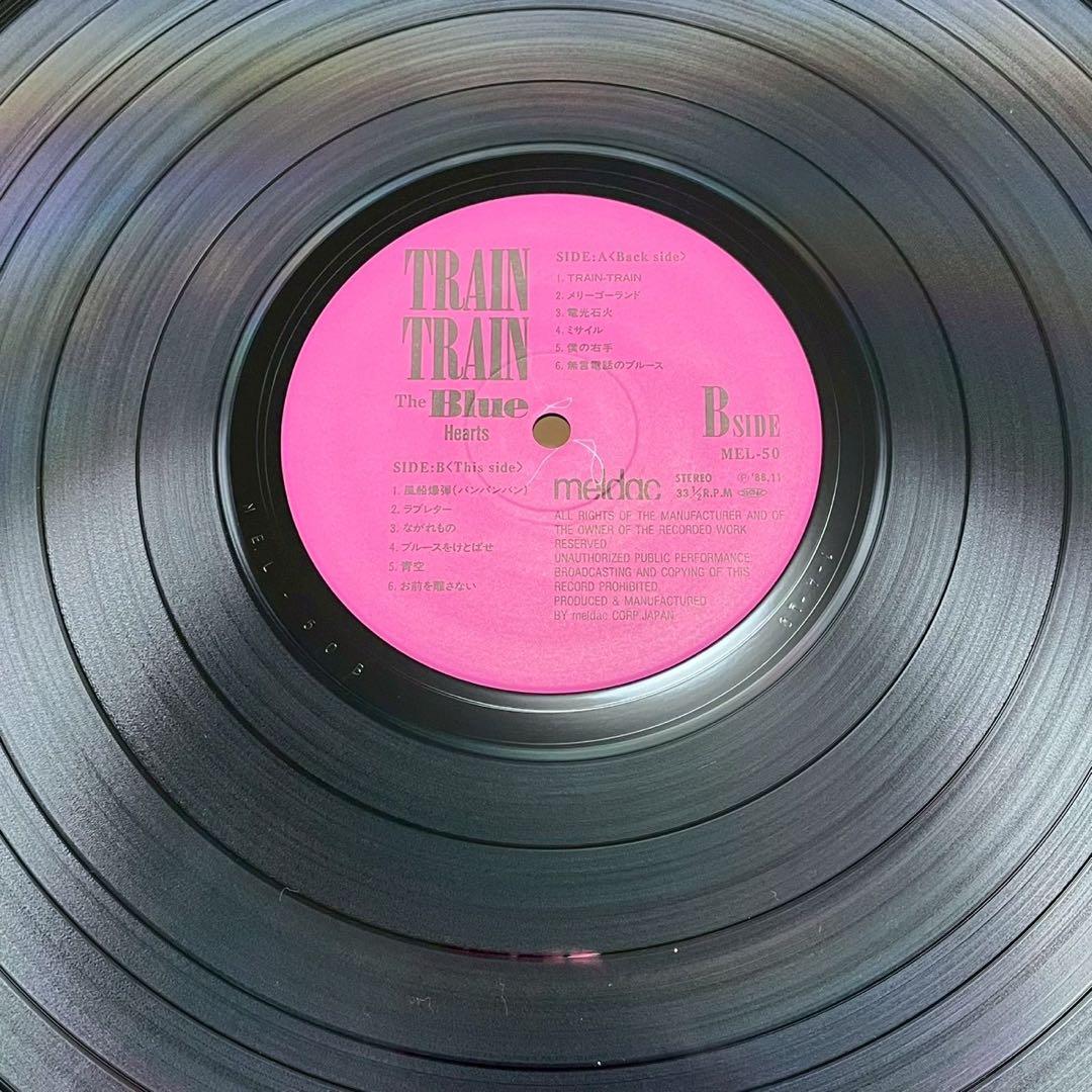 LPレコード THE BLUE HEARTS TRAIN-TRAIN
