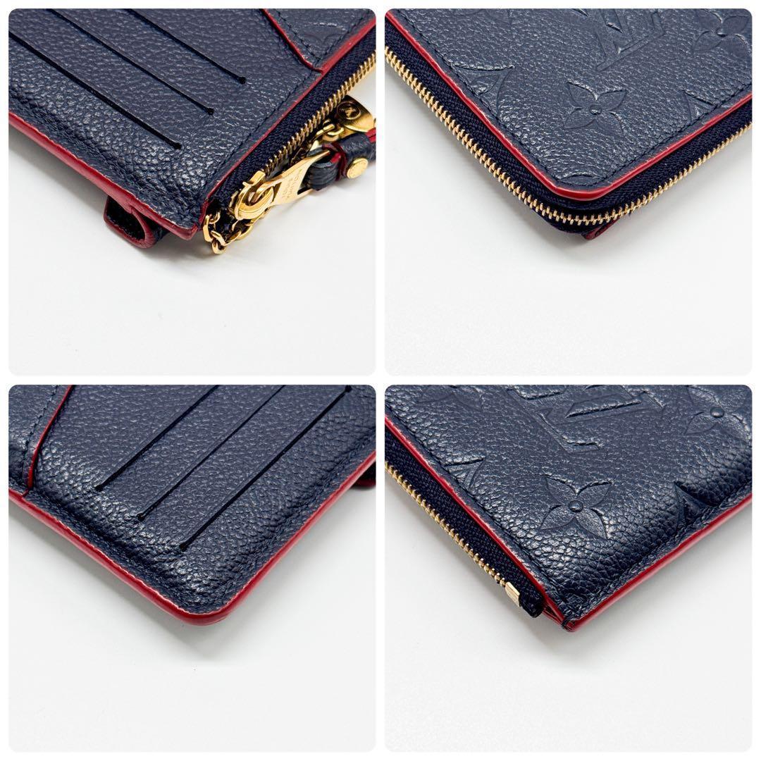 ルイヴィトン アンプラント ポルトカルト ヴェルソ マリーヌルージュ 小銭入れ