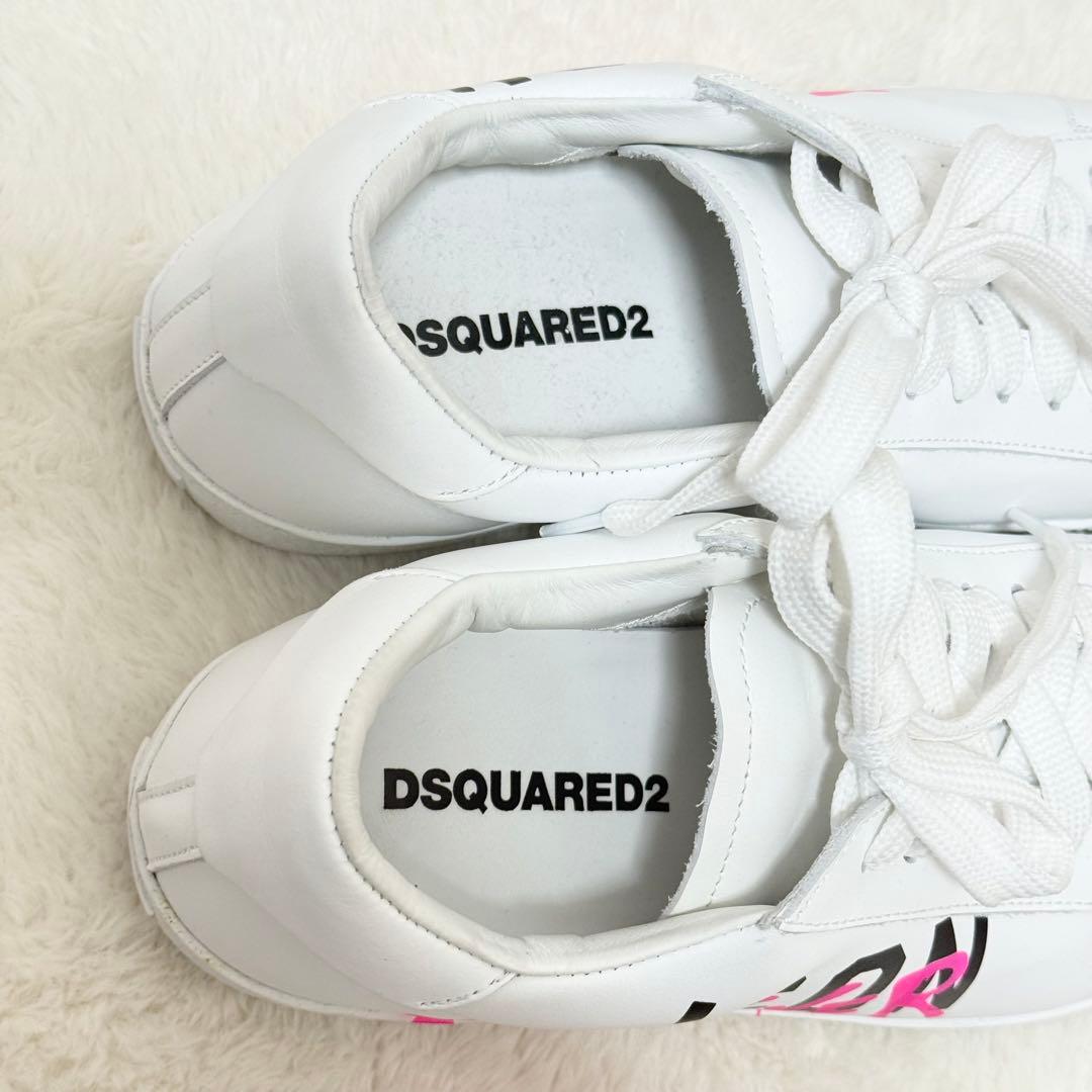 ディースクエアード スニーカー ICON FOREVER レディース 38 白