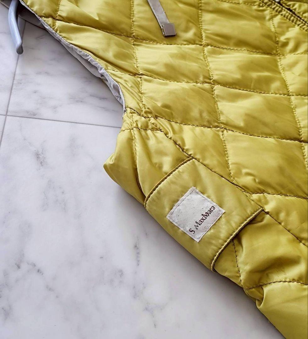 S Max Mara ダブルフェイス リバーシブル ダウン ベスト ジレ 44