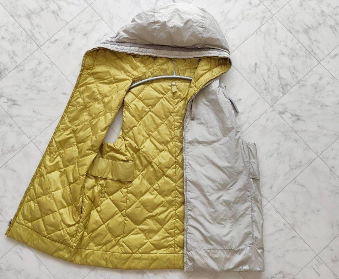 S Max Mara ダブルフェイス リバーシブル ダウン ベスト ジレ 44