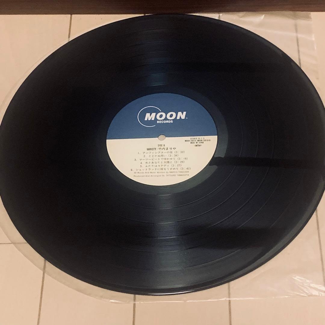 竹内まりや帯付きオリジナルレコード『ヴァラエティ』