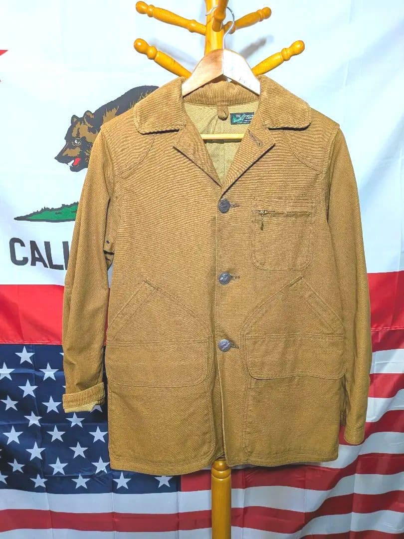 SUGAR CANE ブラウンキャンバス ハンティングジャケット SC13415