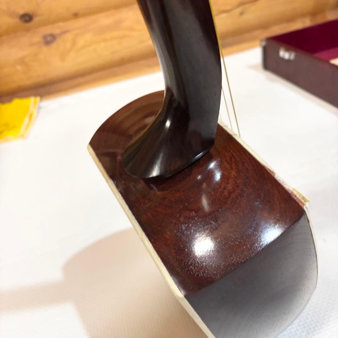 長唄三味線 細棹 丸打胴 さわり山 ハードケース 楽譜付き 五厘大胴 経木