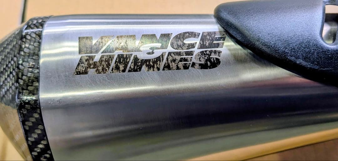 颯*パ様 トライアンフ純正オプション☆スクラン ブラー用バンス&ハインズマフラー