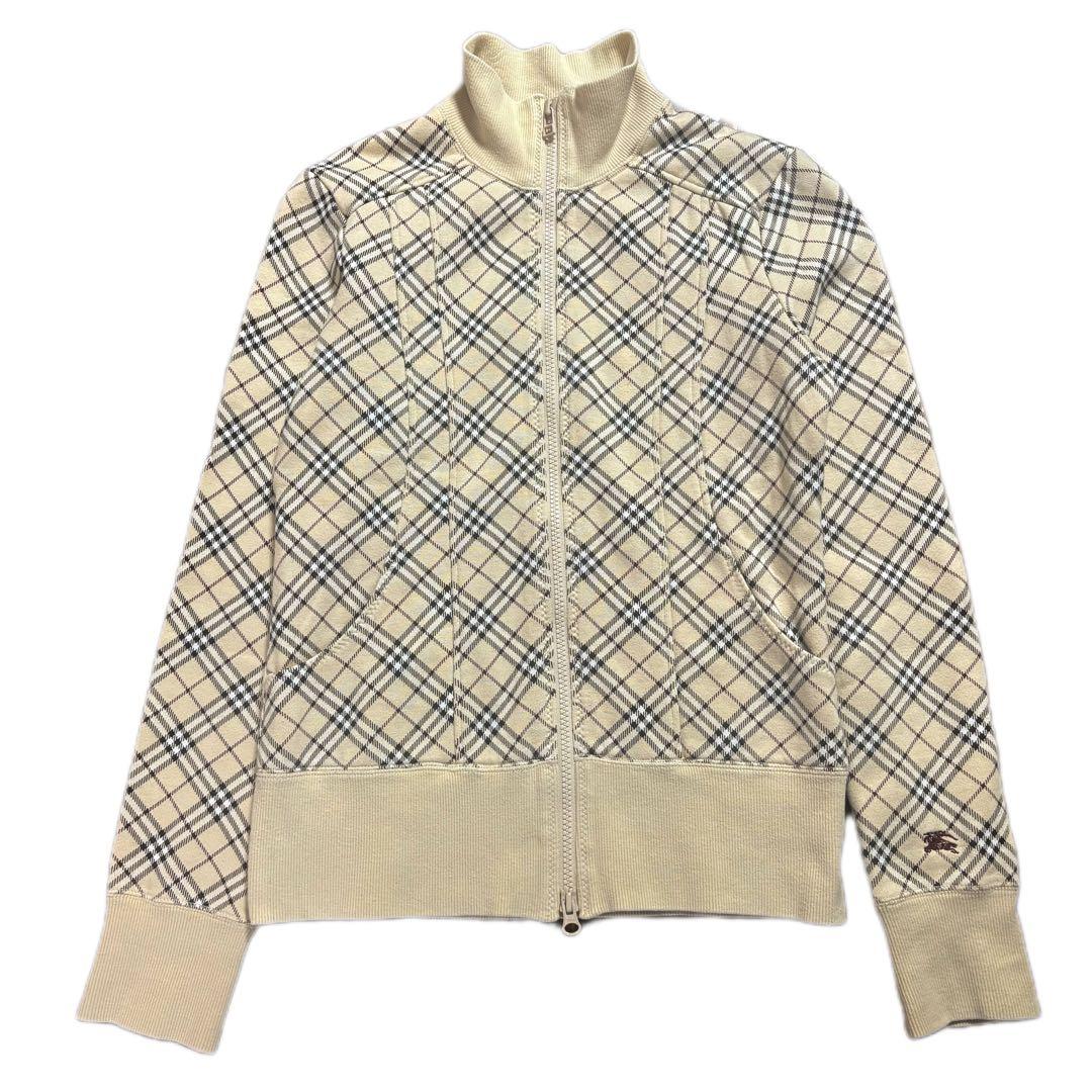 Burberry BlueLabe ノバチェック　トラックジャケット　ホース刺繍