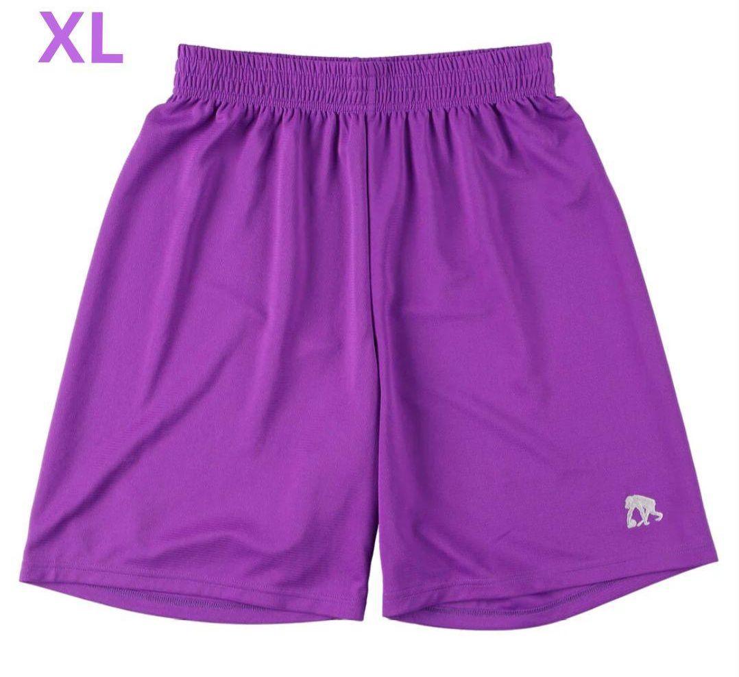 【新品未開封品】エゴザル　セットアップ　バスパン　ロンT　紫　XL　バスケ　白