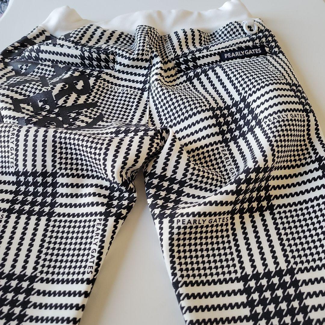 PEARLY GATES チェック柄フード付きセーター